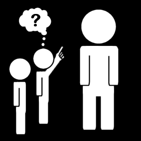 raise finger: question